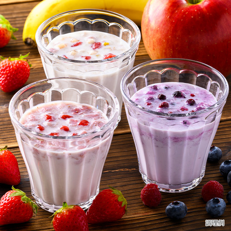 ザク切りいちご・まるごとベリーベリー・信州りんごフルーツミックス